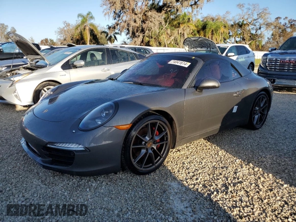 2016 Porsche 911 Carrera with VIN WP0CA2A91GS141127, listed as a Copart auction lot 74041614 with Not Provided miles and Non Repairable. Bid and sale history available at carsss.com. Image 1.