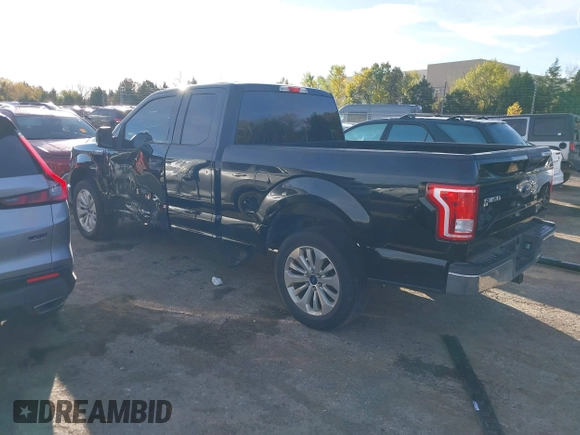 2016 Ford F-150 XLT with VIN 1FTEX1EP2GKE42449, listed as a IAAI auction lot 40754639 with 96,695 mi miles. Bid and sale history available at carsss.com. Image 3.