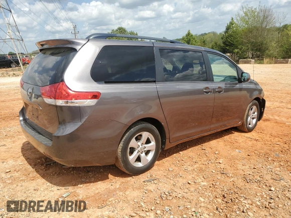 2013 Toyota Sienna LE AAS with VIN 5TDKK3DC6DS292667, listed as a Copart auction lot 51962755 with 223,639 mi miles and Salvage Title. Bid and sale history available at carsss.com. Image 3.