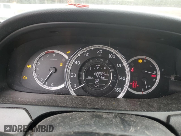 2014 Honda Accord LX with VIN 1HGCR2F38EA302400, listed as a Copart auction lot 85109084 with 222,969 mi miles and Salvage Title. Bid and sale history available at carsss.com. Image 9.