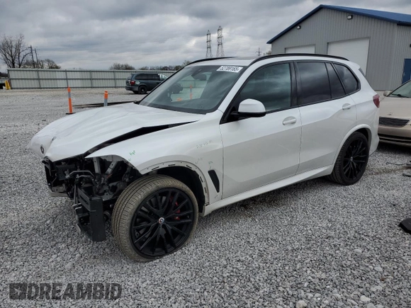 2023 BMW X5 M50i z VIN 5UXJU4C06P9P96852, wystawiony jako Copart lot #52789165 z przebiegiem 33 081 mil mil oraz Szkoda całkowita • Salvage title. Historia ofert i sprzedaży dostępna na DreamBid. Obrazek 1.