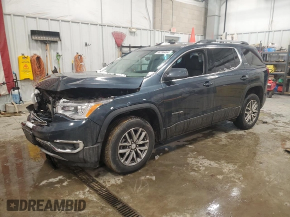 2019 GMC Acadia SLE with VIN 1GKKNSLS1KZ228420, listed as a Copart auction lot 86286464 with 52,983 mi miles and Salvage Title. Bid and sale history available at DreamBid. Image 1.