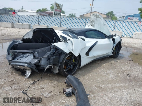 2022 Chevrolet Corvette 2LT with VIN 1G1YB3D43N5104612, listed as a IAAI auction lot 42306281 with Not provided miles and . Bid and sale history available at DreamBid. Image 4.