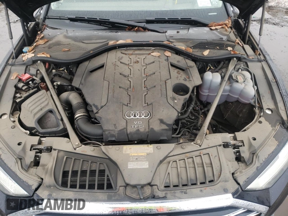 2020 Audi A8 L with VIN WAU8EAF84LN005004, listed as a Copart auction lot 59450793 with 0 mi miles. Bid and sale history available at carsss.com. Image 7.