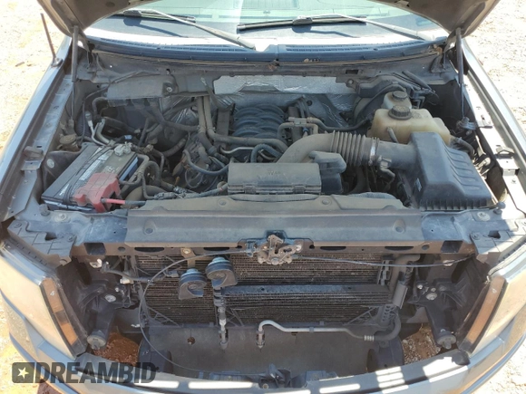 2012 Ford F-150 XL with VIN 1FTFX1EF5CFA48040, listed as a Copart auction lot 59801405 with 197,166 mi miles and Salvage title. Bid and sale history available at DreamBid. Image 11.
