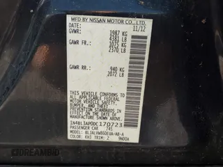 2013 Nissan Altima SL with VIN 1N4BL3AP0DC170723, listed as a IAAI auction lot 42177586 with 161,792 mi miles and . Bid and sale history available at DreamBid. Image 9.