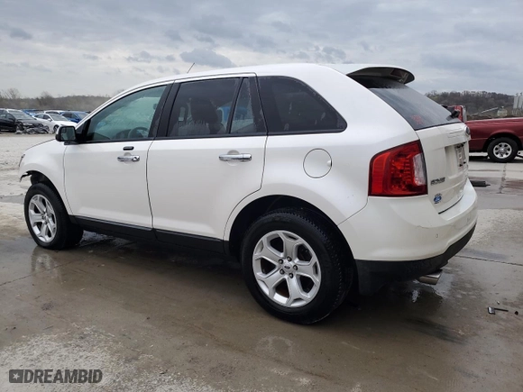 2011 Ford Edge SEL with VIN 2FMDK3JC2BBB53725, listed as a Copart auction lot 51054175 with 117,145 mi miles and Salvage Title. Bid and sale history available at carsss.com. Image 2.