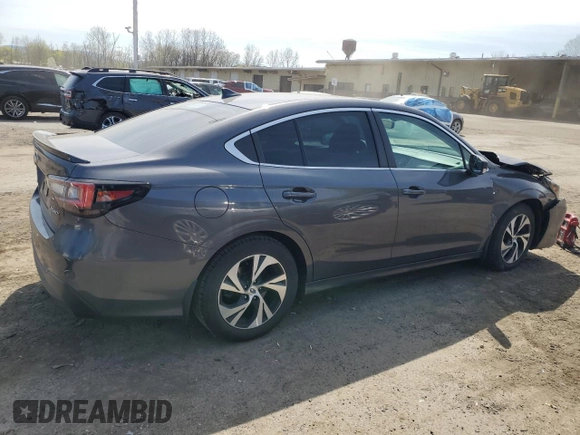 2021 Subaru Legacy with VIN 4S3BWAB63M3003851, listed as a Copart auction lot 54211325 with 36,124 mi miles and Salvage title. Bid and sale history available at DreamBid. Image 3.