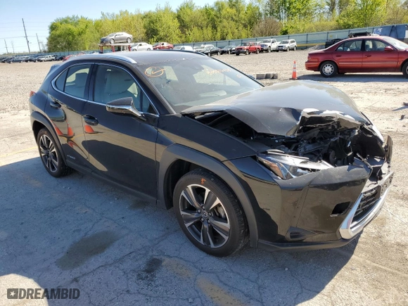 2019 Lexus UX with VIN JTHU9JBH0K2011084, listed as a Copart auction lot 50531643 with 40,029 mi miles. Bid and sale history available at carsss.com. Image 4.