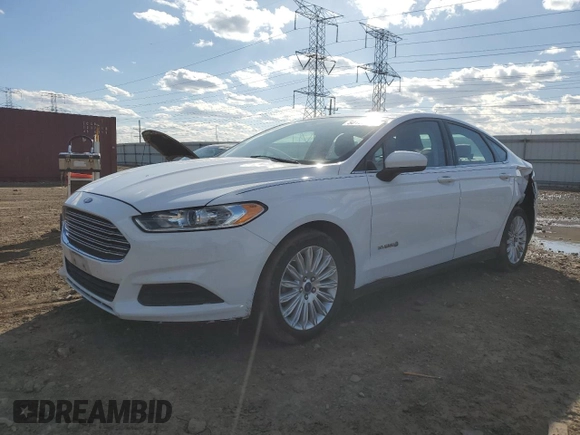 2015 Ford Fusion S Hybrid with VIN 3FA6P0UU9FR190933, listed as a Copart auction lot 50123655 with 151,901 mi miles and Salvage Title. Bid and sale history available at carsss.com. Image 1.