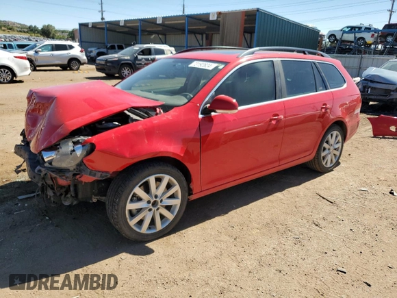 2012 Volkswagen Jetta SportWagen TDI w/Sunroof & Nav with VIN 3VWPL7AJ6CM692429, listed as a Copart auction lot 73192824 with 94,126 mi miles and Salvage Title. Bid and sale history available at carsss.com. Image 1.