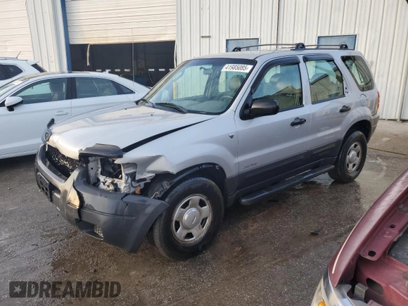 2002 Ford Escape XLS Choice with VIN 1FMYU01162KC61229, listed as a Copart auction lot 41985085 with 74,203 mi miles and Salvage title. Bid and sale history available at DreamBid. Image 1.