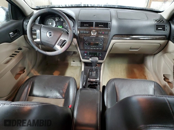 2006 Mercury Milan Premier with VIN 3MEHM08106R658929, listed as a Copart auction lot 45934655 with 124,787 mi miles and Salvage title. Bid and sale history available at DreamBid. Image 8.