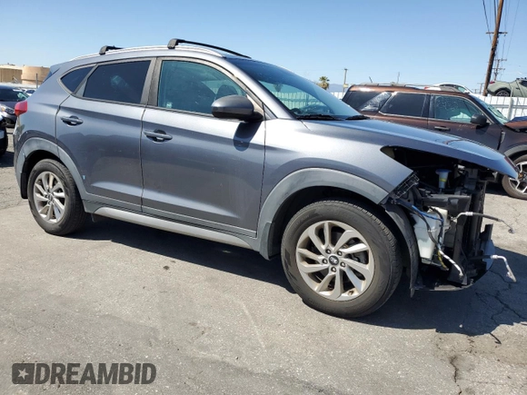 2017 Hyundai Tucson SE with VIN KM8J33A48HU350149, listed as a Copart auction lot 49643295 with 93,750 mi miles and Salvage Title. Bid and sale history available at DreamBid. Image 4.