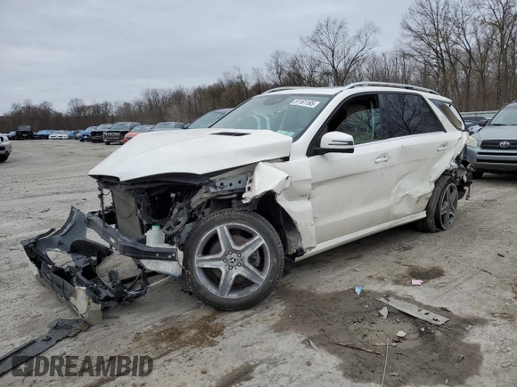 2017 Mercedes-Benz GLE 350 with VIN 4JGDA5HB7HA965487, listed as a Copart auction lot 51161165 with 79,540 mi miles and Salvage title. Bid and sale history available at DreamBid. Image 1.