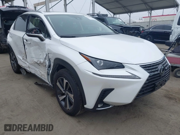 2020 Lexus NX 300 with VIN JTJGARBZ2L2160592, listed as a IAAI auction lot 42439214 with 44,617 mi miles and . Bid and sale history available at DreamBid. Image 1.