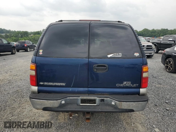 2000 Chevrolet Suburban LT with VIN 3GNFK16T4YG144919, listed as a Copart auction lot 64368374 with 195,155 mi miles and Salvage Title. Bid and sale history available at carsss.com. Image 6.