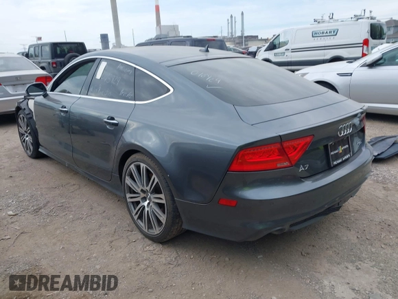 2013 Audi A7 3.0 Prestige with VIN WAU2GAFCXDN048929, listed as a IAAI auction lot 40067199 with 1 mi miles. Bid and sale history available at carsss.com. Image 3.