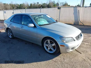 2001 Lexus IS with VIN JTHBD182710008265, listed as a IAAI auction lot 41245465 with 80,264 mi miles. Bid and sale history available at carsss.com. Image 1.