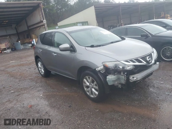 2011 Nissan Murano S with VIN JN8AZ1MU4BW067699, listed as a IAAI auction lot 41038952 with 206,601 mi miles. Bid and sale history available at carsss.com. Image 1.
