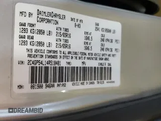 2004 Chrysler Town & Country Touring z VIN 2C4GP54L14R518481, wystawiony jako Copart lot #58425865 z przebiegiem 151 313 mil mil oraz Szkoda całkowita • Salvage title. Historia ofert i sprzedaży dostępna na DreamBid. Obrazek 13.