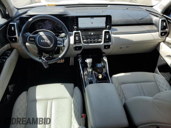 2022 Kia Sorento SX z VIN 5XYRK4LF6NG106088, wystawiony jako Copart lot #58120825 z przebiegiem 40 685 mil mil oraz Szkoda całkowita • Salvage title. Historia ofert i sprzedaży dostępna na DreamBid. Obrazek 8.