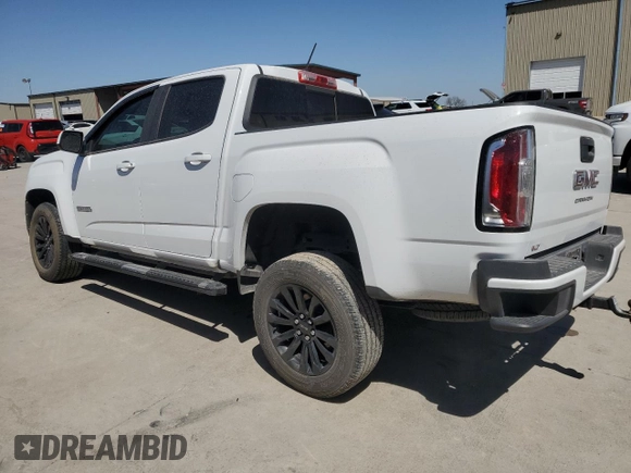 2021 GMC Canyon 2WD Elevation with VIN 1GTG5CENXM1293587, listed as a Copart auction lot 48582395 with 18,708 mi miles and Salvage title. Bid and sale history available at DreamBid. Image 2.