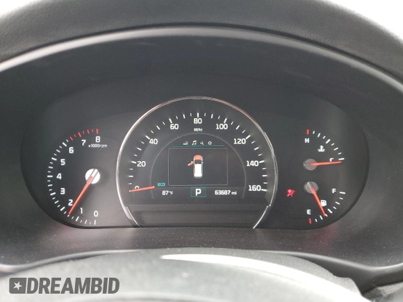 2018 Kia Sorento EX with VIN 5XYPHDA58JG423218, listed as a Copart auction lot 59315515 with 63,687 mi miles and Salvage title. Bid and sale history available at DreamBid. Image 9.