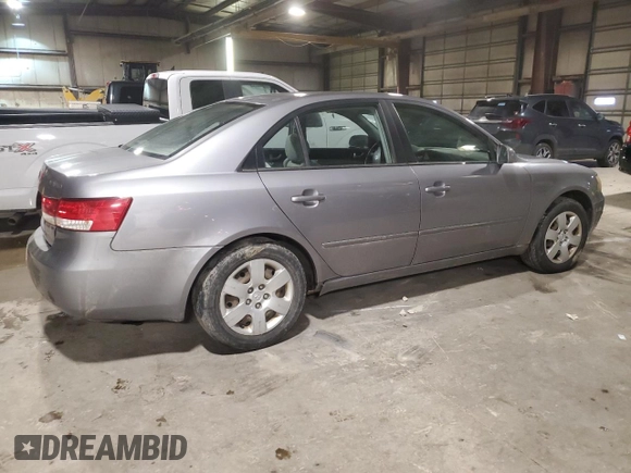 2007 Hyundai Sonata GLS with VIN 5NPET46C47H232135, listed as a Copart auction lot 47107885 with 146,779 mi miles and Salvage Title. Bid and sale history available at DreamBid. Image 3.