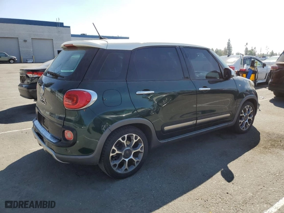 2014 FIAT 500L Trekking with VIN ZFBCFADH7EZ008751, listed as a Copart auction lot 73243514 with 83,503 mi miles and Salvage Title. Bid and sale history available at carsss.com. Image 3.