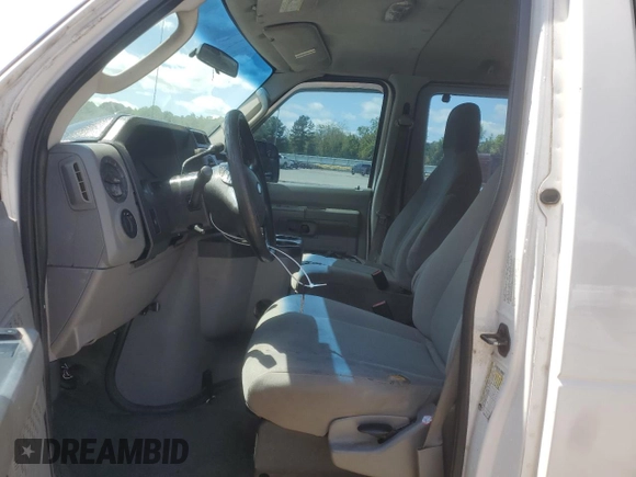 2012 Ford Econoline Passenger XL with VIN 1FBSS3BL5CDA01156, listed as a Copart auction lot 50744455 with 386,889 mi miles and Salvage title. Bid and sale history available at DreamBid. Image 7.