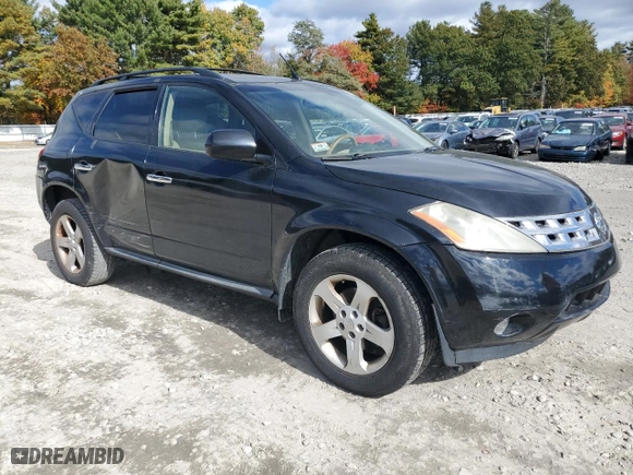 2005 Nissan Murano S with VIN JN8AZ08W95W425468, listed as a Copart auction lot 76286434 with 146,133 mi miles and Clean Title. Bid and sale history available at carsss.com. Image 4.