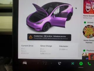 2021 Tesla Model Y Long Range with VIN 5YJYGDEE8MF252824, listed as a Copart auction lot 53801315 with 31,084 mi miles and Salvage Title. Bid and sale history available at DreamBid. Image 9.