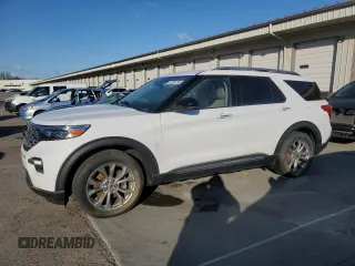 2022 Ford Explorer Limited with VIN 1FMSK7FH2NGA56590, listed as a Copart auction lot 52381755 with 64,233 mi miles and Salvage title. Bid and sale history available at DreamBid. Image 1.