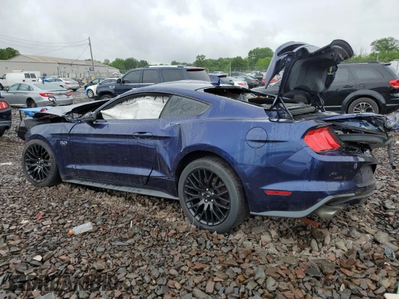 2020 Ford Mustang GT with VIN 1FA6P8CF4L5161372, listed as a Copart auction lot 58476105 with Not provided miles and Salvage title. Bid and sale history available at DreamBid. Image 2.