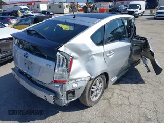 2011 Toyota Prius I with VIN JTDKN3DU4B5337236, listed as a IAAI auction lot 41593875 with Not Provided miles and . Bid and sale history available at DreamBid. Image 4.