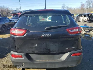 2017 Jeep Cherokee Sport with VIN 1C4PJLAB7HW662549, listed as a Copart auction lot 49838555 with 133,539 mi miles and Clean Title. Bid and sale history available at carsss.com. Image 6.