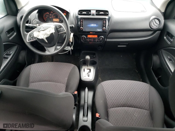 2020 Mitsubishi Mirage ES with VIN ML32A3HJ2LH003107, listed as a Copart auction lot 45206635 with 37,380 mi miles and Salvage Title. Bid and sale history available at carsss.com. Image 8.