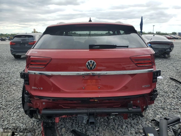2022 Volkswagen Atlas Cross Sport 3.6L V6 SEL Premium R-Line with VIN 1V2FE2CA0NC210436, listed as a Copart auction lot 49678855 with 19,472 mi miles and Salvage Title. Bid and sale history available at carsss.com. Image 6.