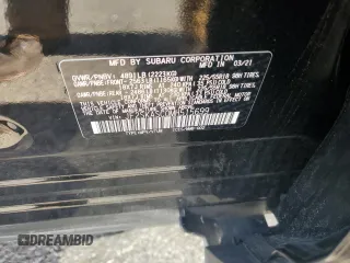 2021 Subaru Forester Limited with VIN JF2SKASC0MH515699, listed as a Copart auction lot 54666195 with Not provided miles and Salvage title. Bid and sale history available at DreamBid. Image 13.