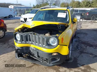 2017 Jeep Renegade Latitude with VIN ZACCJABB0HPF54868, listed as a IAAI auction lot 41417387 with 97,982 mi miles and . Bid and sale history available at DreamBid. Image 2.