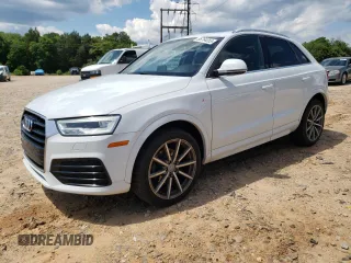 2018 Audi Q3 Premium Plus z VIN WA1JCCFS4JR014867, wystawiony jako Copart lot #55764055 z przebiegiem 103 713 mil mil oraz Czysty tytuł • Clean title. Historia ofert i sprzedaży dostępna na DreamBid. Obrazek 1.