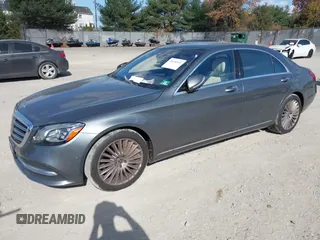 2018 Mercedes-Benz S 560 with VIN WDDUG8GB1JA399733, listed as a IAAI auction lot 40698553 with 82,838 mi miles and . Bid and sale history available at carsss.com. Image 2.