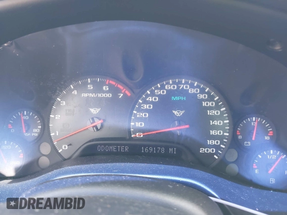 2004 Chevrolet Corvette with VIN 1G1YY22GX45107253, listed as a IAAI auction lot 42213996 with 169,178 mi miles and . Bid and sale history available at DreamBid. Image 7.