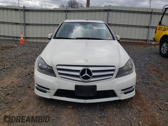 2012 Mercedes-Benz C 300 Sport with VIN WDDGF8BB4CA707133, listed as a Copart auction lot 53494475 with 185,246 mi miles and Salvage Title. Bid and sale history available at DreamBid. Image 5.