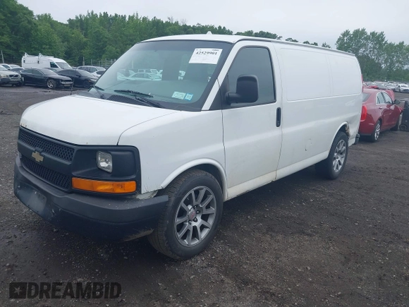 2013 Chevrolet Express Cargo with VIN 1GCSGAFX1D1162542, listed as a IAAI auction lot 42529901 with 310,164 mi miles and . Bid and sale history available at DreamBid. Image 2.