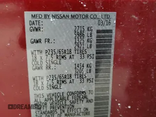 2016 Nissan Pathfinder S with VIN 5N1AR2MN5GC640155, listed as a Copart auction lot 51290005 with Not Provided miles and Non Repairable. Bid and sale history available at carsss.com. Image 15.
