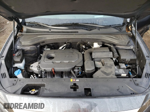 2020 Hyundai Santa Fe Limited with VIN 5NMS5CADXLH288529, listed as a Copart auction lot 40286833 with 9,933 mi miles and . Bid and sale history available at DreamBid. Image 12.