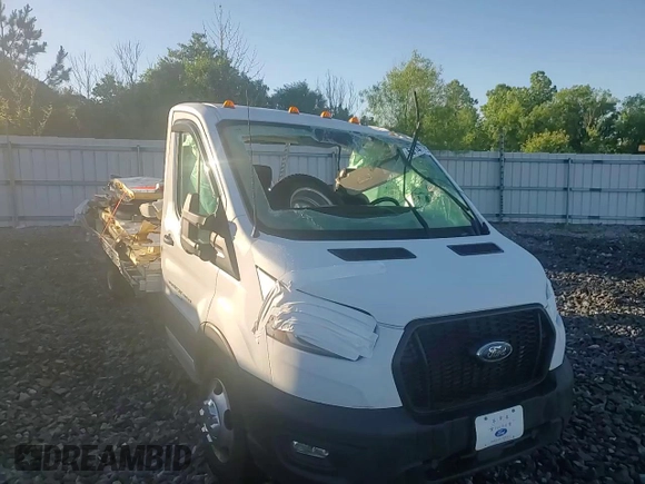 2023 Ford Transit with VIN 1FDBF6PG6PKB82634, listed as a Copart auction lot 55140175 with Not provided miles and Salvage title. Bid and sale history available at DreamBid. Image 13.