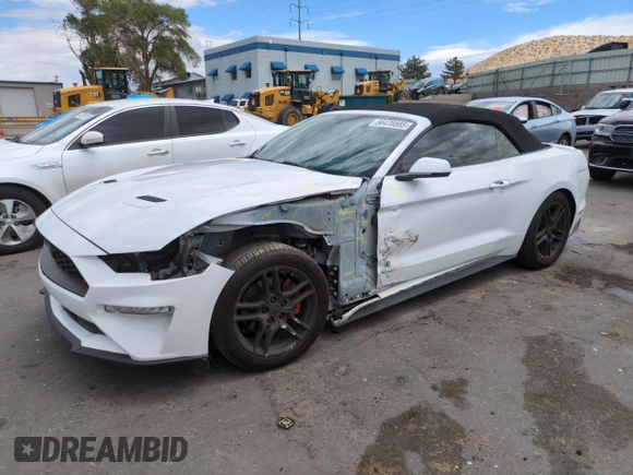 2019 Ford Mustang EcoBoost с VIN 1FATP8UH2K5171898, выставлен на аукционе Copart как лот 56478885 с пробегом 79 228 миль миль и Списание • Salvage title. История ставок и продаж доступна на DreamBid. Изображение 1.
